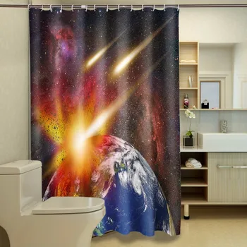 Shade Fabric Space Universe 3D Photo Digital Printing Bath Waterproof Shower Curtains
Shade Fabric Space Universe 3D Photo Digital Printing Bath Waterproof Shower Curtains