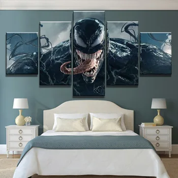 New 5 Piece HD Print Venom Marvel Movie Poster Cuadros Decoracion Paintings on Canvas Wall Art for Home Decorations Wall Decor
New 5 Piece HD Print Venom Marvel Movie Poster Cuadros Decoracion Paintings on Canvas Wall Art for Home Decorations Wall Decor
