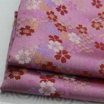 CF390 1Yard Pink Sakura With Gold Embroidery Brocade Jacquard Chinese Silk Brocade Fabric For Women Dress Qipao Fabric For Sew
CF390 1Yard Pink Sakura With Gold Embroidery Brocade Jacquard Chinese Silk Brocade Fabric For Women Dress Qipao Fabric For Sew
