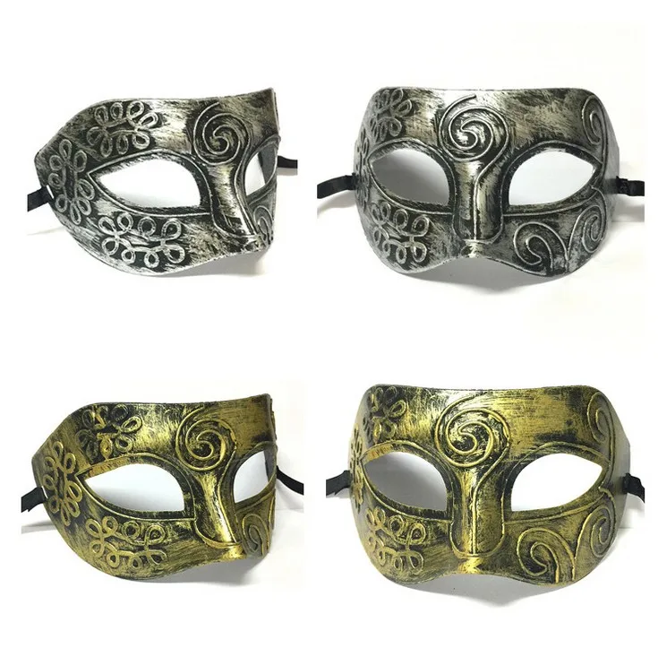 

YOFAY Party Masks Venice Cut Carving Retro Rome Men's Mask Masquerade Halloween Venetian Costumes Carnival Mask For Ball Mask