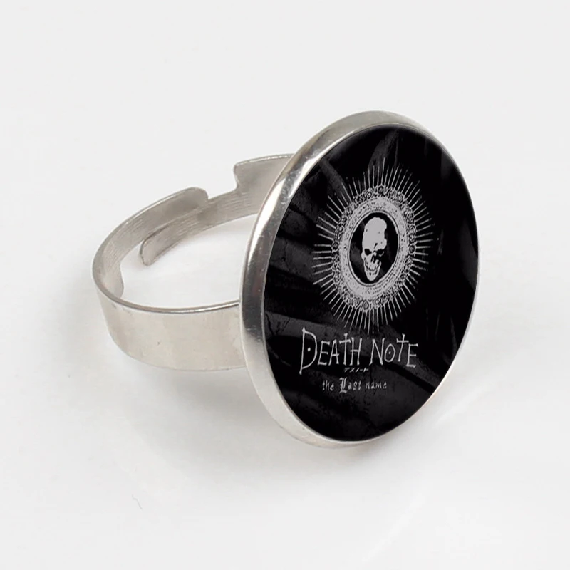 Anime Death Note High Quality Ring Personality Jewelry Crystal Glass Animated Round Dome Ring Statement
Anime Death Note High Quality Ring Personality Jewelry Crystal Glass Animated Round Dome Ring Statement
