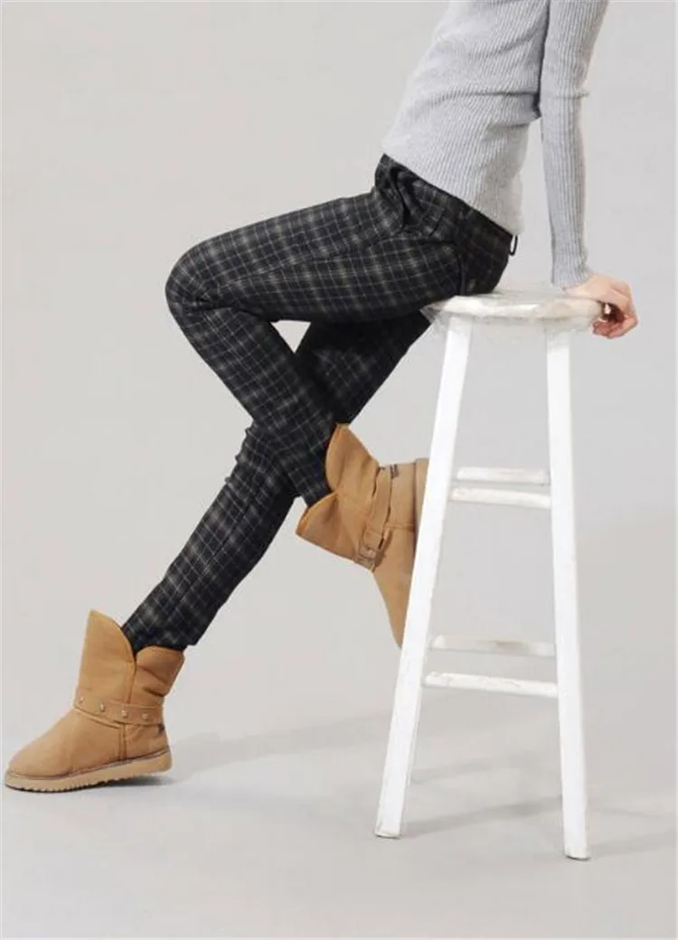 Women Plaid Pants Autumn Winter High Waist Velvet Thick Trousers Casual Vintage Plus Size 3Xl Pencil Pants For Women Ds50109
Women Plaid Pants Autumn Winter High Waist Velvet Thick Trousers Casual Vintage Plus Size 3Xl Pencil Pants For Women Ds50109