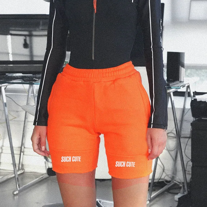 2019 Autumn Fashion Letter Print High Waist Casual Shorts Women Pockets Sportswear Capris Femme Straight Mini Shorts Bottoms
2019 Autumn Fashion Letter Print High Waist Casual Shorts Women Pockets Sportswear Capris Femme Straight Mini Shorts Bottoms