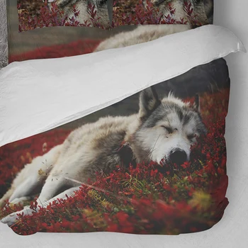 Bedding Set Cute little wolf pattern printed Double Queen King Twin sizes Animal Duvet Cover set with pillowcases polyester
Bedding Set Cute little wolf pattern printed Double Queen King Twin sizes Animal Duvet Cover set with pillowcases polyester