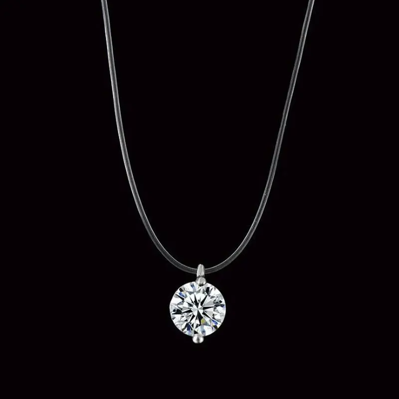 2019 New mermaid tear necklace Meteorite pendant transparent fishing line Invisible women's necklace Jewelry clavicle chain
2019 New mermaid tear necklace Meteorite pendant transparent fishing line Invisible women's necklace Jewelry clavicle chain