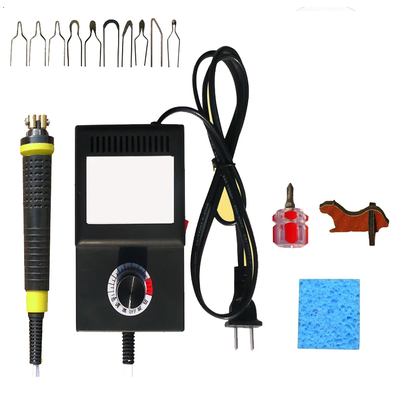 220v Can control the temperature cauTery on WOOD TOOL for kid PyroGraph electrosolderers Irons scorcher
220v Can control the temperature cauTery on WOOD TOOL for kid PyroGraph electrosolderers Irons scorcher