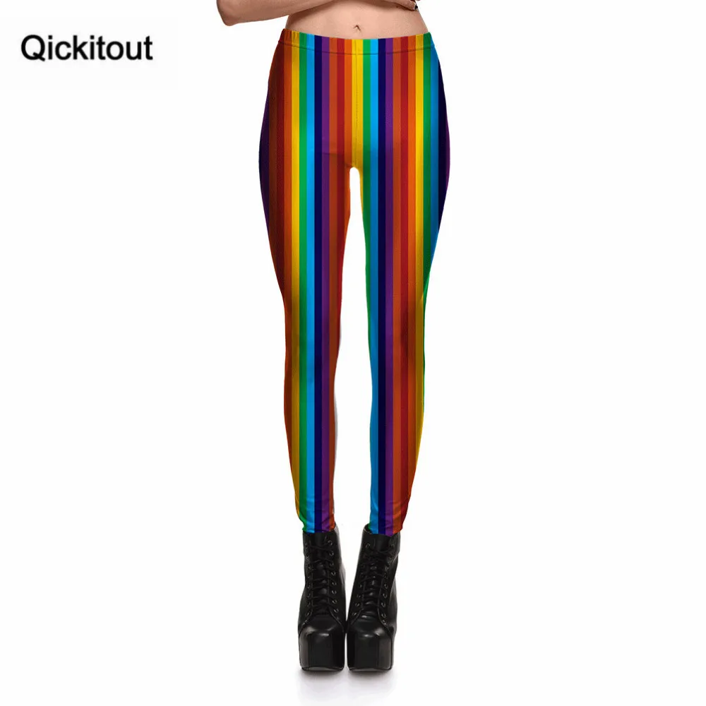 Qickitout Leggings Hot SEXY Women's Rainbow Vivid Vertical Stripes Leggings Digital Print Pants Trousers Stretch Pants Plus Size
Qickitout Leggings Hot SEXY Women's Rainbow Vivid Vertical Stripes Leggings Digital Print Pants Trousers Stretch Pants Plus Size