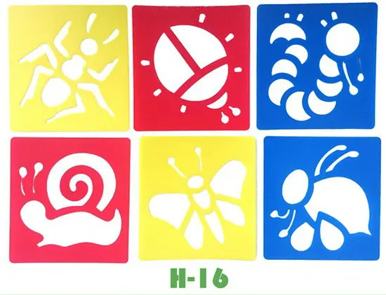 6PCS/LOT.Ladybug snail bees insect template stencil Kids art board Early learning educational toy Party favor 14x15cm 18 design
6PCS/LOT.Ladybug snail bees insect template stencil Kids art board Early learning educational toy Party favor 14x15cm 18 design