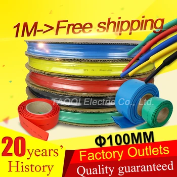1meterlot 100MM Heat Shrink Tube Tubing Shrinkable Tube Wrap Wire Cable Kit Free shipping
1meterlot 100MM Heat Shrink Tube Tubing Shrinkable Tube Wrap Wire Cable Kit Free shipping