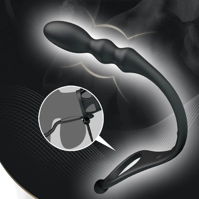 Silicone Penis Rings Reusable Condom Anal Butt Plugs Penis Sleeve Delay Ejaculation Cock Rings Erotic Sex Toys For Men