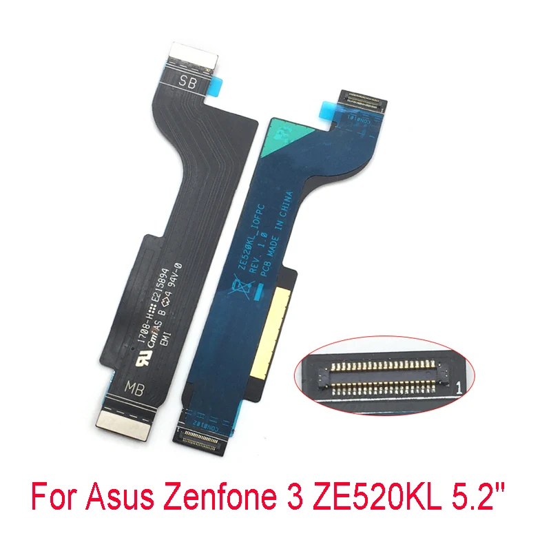 Материнская плата для Asus zenfone 3 ZE552KL ZE520KL Z012DA Z017DA разъем ЖК дисплея гибкий кабель