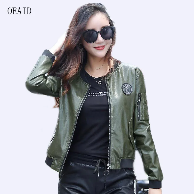 Women Leather Jacket Black Slim Fit Biker Motorcycle lambskin Size S M L XL XXL