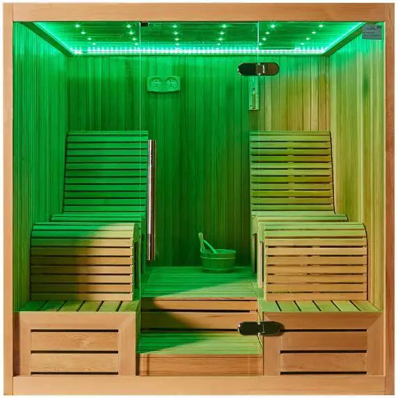 2 Meter Special Fashionable Design Dry Comfortable Sauna Room 2 Persons Two Lounges Sexy LED Dry Sauna Room M-6050
2 Meter Special Fashionable Design Dry Comfortable Sauna Room 2 Persons Two Lounges Sexy LED Dry Sauna Room M-6050