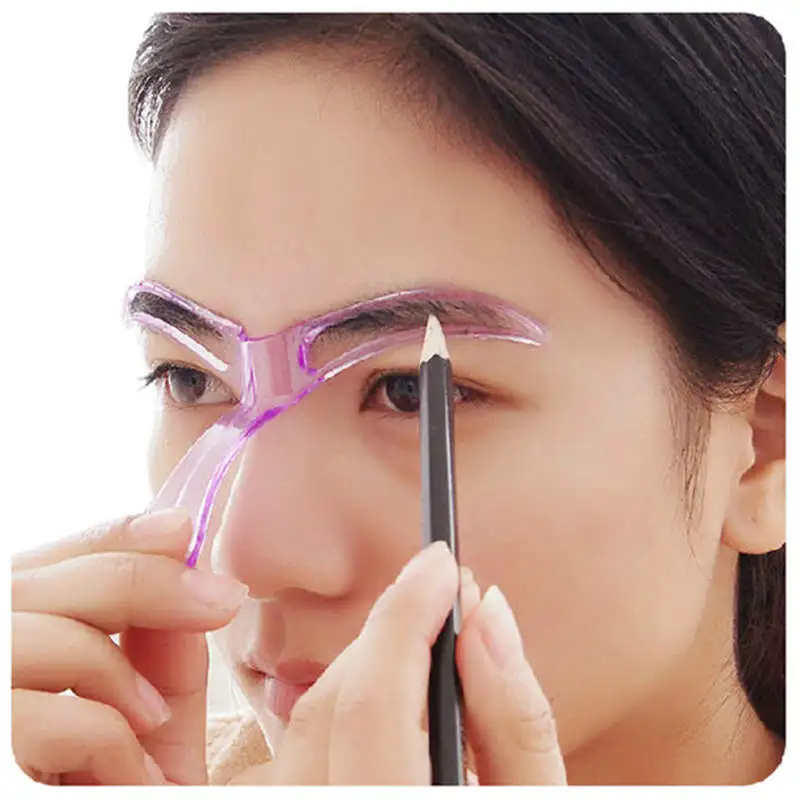 1 Pc Eyebrow Stencils Shaping Grooming Eye Brow Make Up Model Template Reusable Design Eyebrows Styling Tool Random color
1 Pc Eyebrow Stencils Shaping Grooming Eye Brow Make Up Model Template Reusable Design Eyebrows Styling Tool Random color
