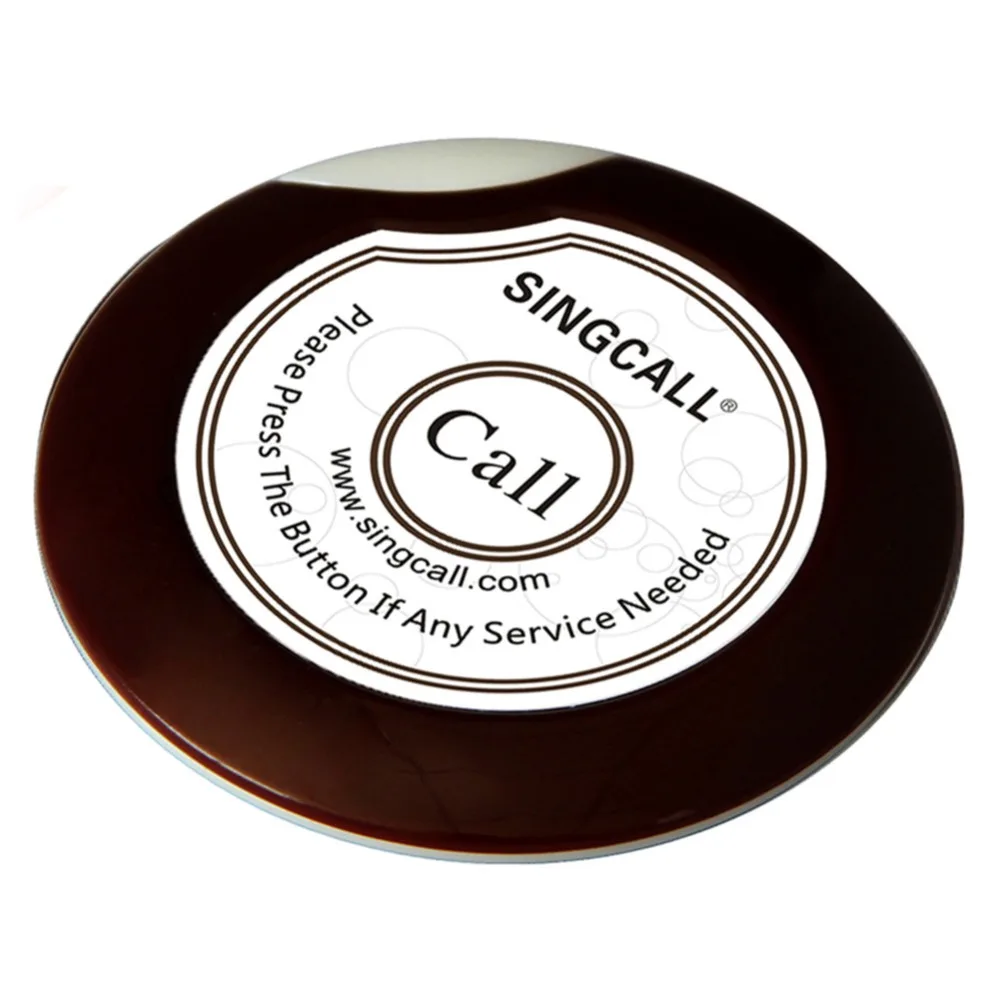 SINGCALL Wireless service calling button,ultrathin single call button for coffee or tea house,restaurant APE700 white
SINGCALL Wireless service calling button,ultrathin single call button for coffee or tea house,restaurant APE700 white