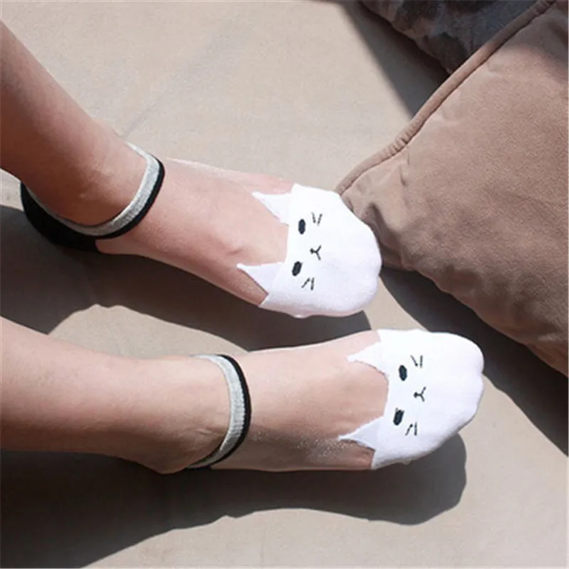 1Pair Cute Print Cat Harajuku Transparent Socks Women Girls Summer Fun Animal Low Hipster Lovely Invisible Ankle Sock Female Sox
1Pair Cute Print Cat Harajuku Transparent Socks Women Girls Summer Fun Animal Low Hipster Lovely Invisible Ankle Sock Female Sox