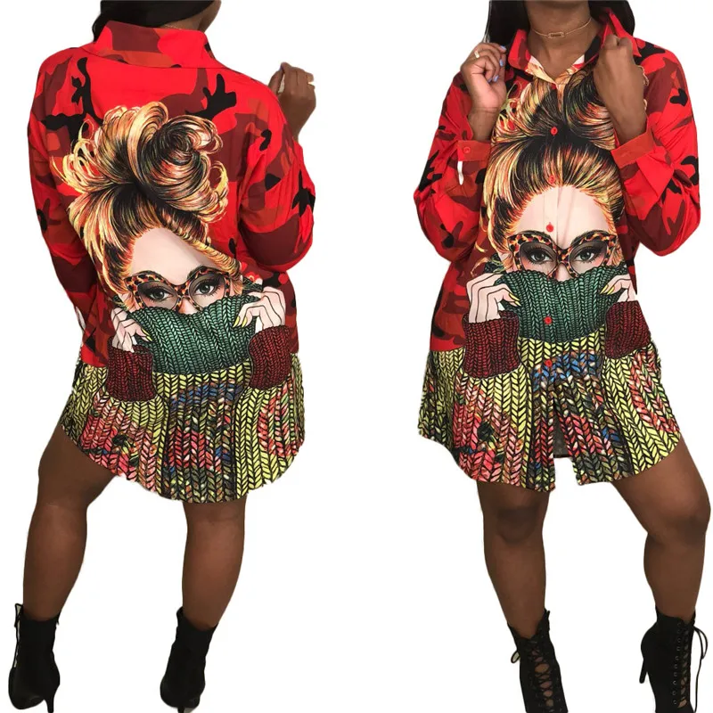 Character Printed Long Sleeve Blouse Shirt Women Tops Turn Down Collar Button Up Long Shirt Ladies Chiffon Blouse Blusa Feminina
Character Printed Long Sleeve Blouse Shirt Women Tops Turn Down Collar Button Up Long Shirt Ladies Chiffon Blouse Blusa Feminina