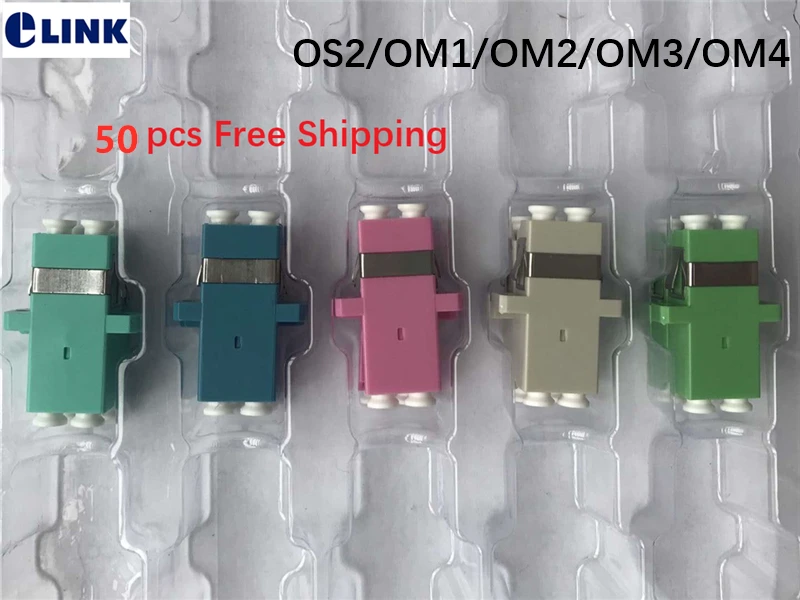 50pcs LC duplex adapter SC shaped OS2 OM1 OM2 OM3 OM4 fiber DX coupler connector blue green gray aqua pink free shiping IL<0.2dB
50pcs LC duplex adapter SC shaped OS2 OM1 OM2 OM3 OM4 fiber DX coupler connector blue green gray aqua pink free shiping IL<0.2dB