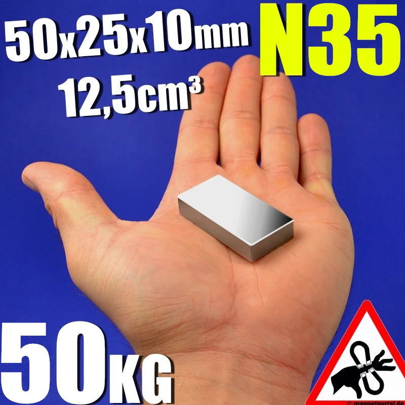 16pcs/lot Ture N35 Block 50x25x10 Real Size Super Powerful Strong Rare Earth Neodymium Magnet
16pcs/lot Ture N35 Block 50x25x10 Real Size Super Powerful Strong Rare Earth Neodymium Magnet