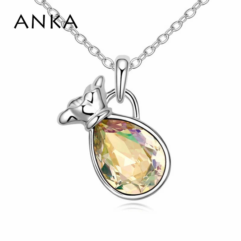 ANKA sale bottle crystal pendant necklace fashion jewelry for women gift Valentine's Day Crystals from Austria #102833
ANKA sale bottle crystal pendant necklace fashion jewelry for women gift Valentine's Day Crystals from Austria #102833