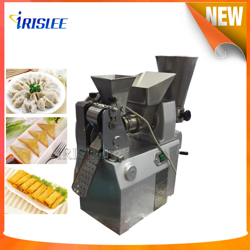 

mini electric 220v 110v automatic samosa making ravioli maker spring roll manufacturer dumpling machine