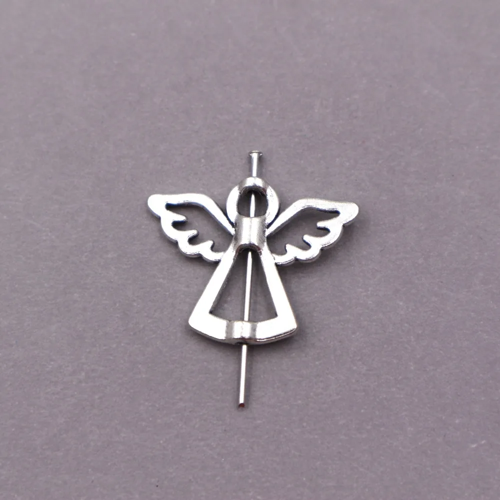 10pcs Vintage Style Antique Silver Alloy Angel Wings Spacer Beads for Jewelry Making Finding Bracelet Charms
10pcs Vintage Style Antique Silver Alloy Angel Wings Spacer Beads for Jewelry Making Finding Bracelet Charms