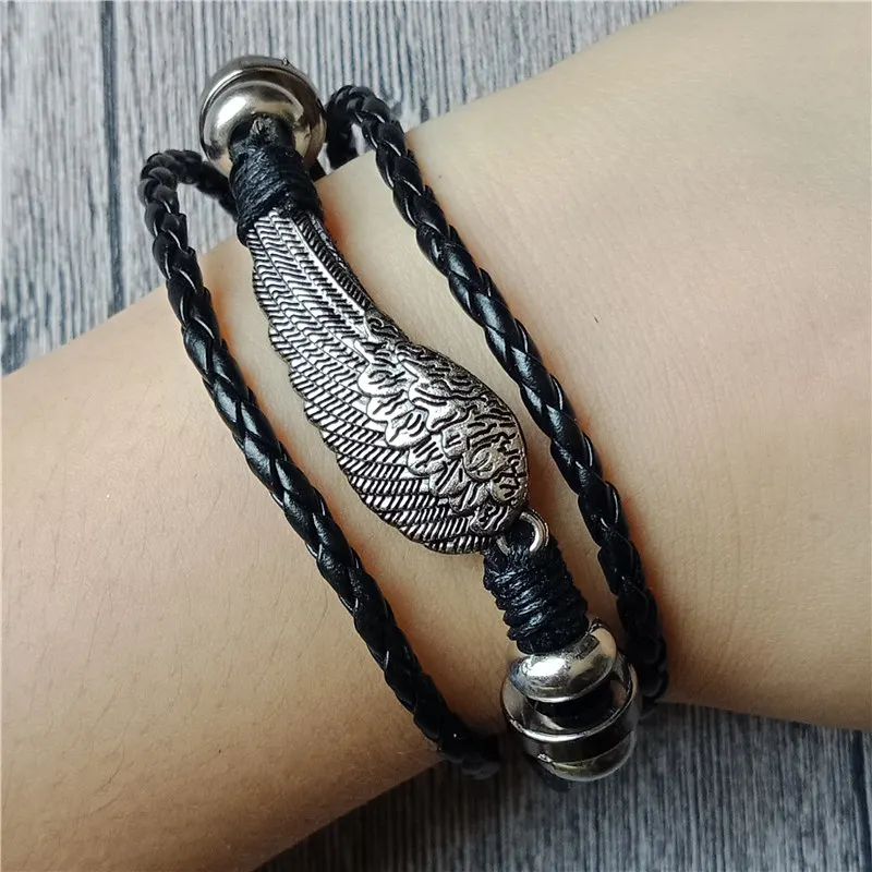 Hot sale 2018 Fashion Leather Wing Anchor Bracelet for Men Male Charm Bracelets & Bangles Women Friend Gift Party PUNK Jewelry
Hot sale 2018 Fashion Leather Wing Anchor Bracelet for Men Male Charm Bracelets & Bangles Women Friend Gift Party PUNK Jewelry