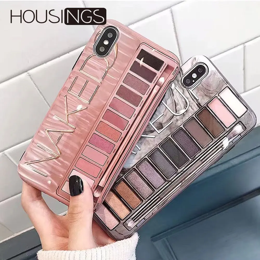 Makeup Eyeshadow Palette Phone Case For iPhone 7 8 plus XR XS Max Fashion Shockproof Soft TPU Silicone Case For iPhone X XS 6 6s
Makeup Eyeshadow Palette Phone Case For iPhone 7 8 plus XR XS Max Fashion Shockproof Soft TPU Silicone Case For iPhone X XS 6 6s
