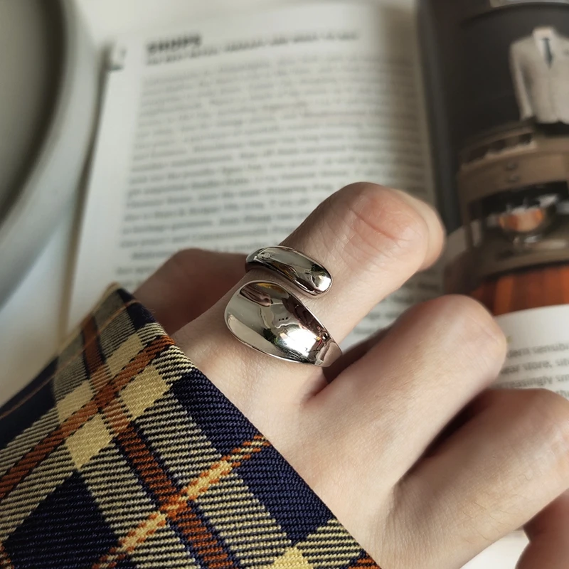 LouLeur 925 sterling silver Irregular Water Drop rings silver creative simple fashionable rings for women 2019 Summer jewelry 
LouLeur 925 sterling silver Irregular Water Drop rings silver creative simple fashionable rings for women 2019 Summer jewelry