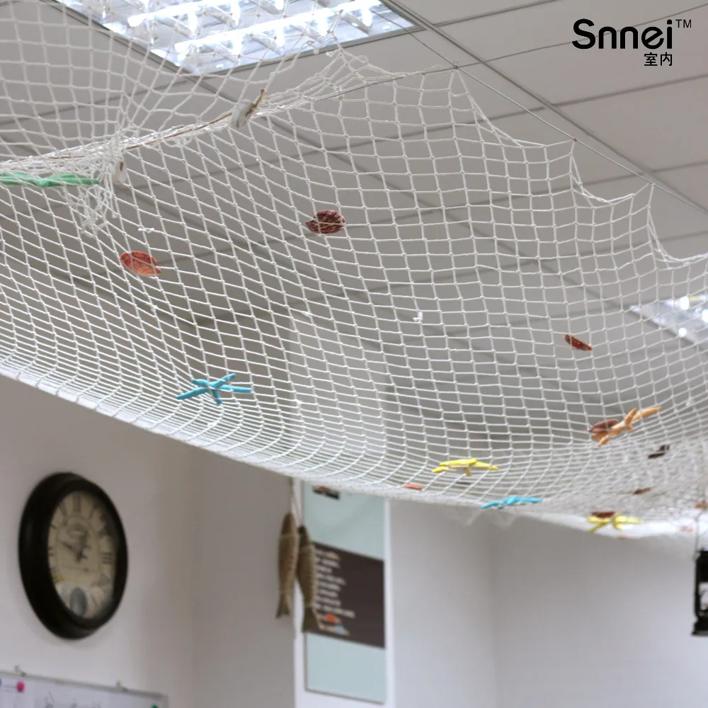 Ceiling decoration nautical wall hanging fish net creative filet de peche decoratif nautical home decor
Ceiling decoration nautical wall hanging fish net creative filet de peche decoratif nautical home decor
