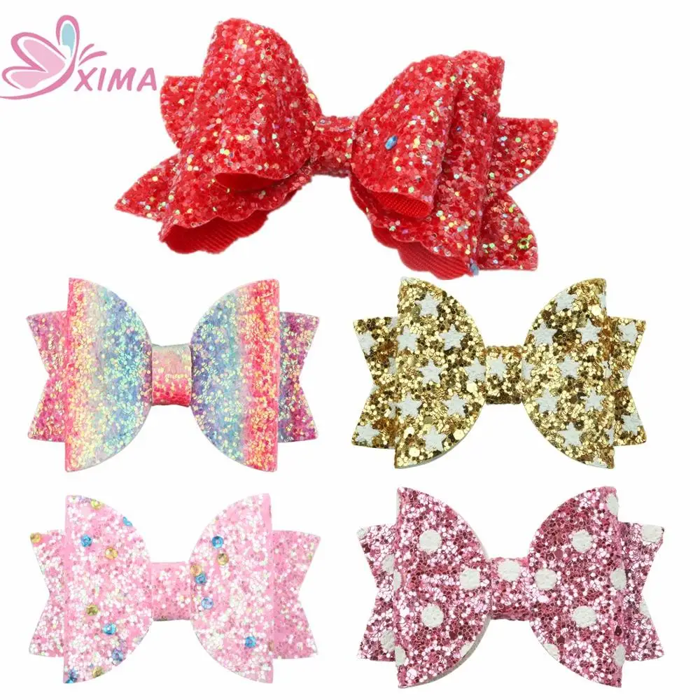 1PC Retail Lovely Girl Glitter Hair Bow with Alligator Clip Hairpins Hair Clip For Children Hairgrips Hair Accessories
1PC Retail Lovely Girl Glitter Hair Bow with Alligator Clip Hairpins Hair Clip For Children Hairgrips Hair Accessories
