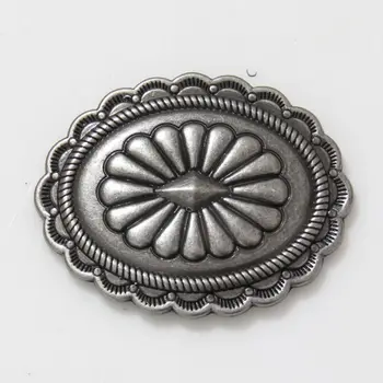 (KBO04) 10pc Southwestern Oval Concho Size 1-7/8" (4.8cm)*1.5''(3.8cm) Antique-Silver
(KBO04) 10pc Southwestern Oval Concho Size 1-7/8" (4.8cm)*1.5''(3.8cm) Antique-Silver