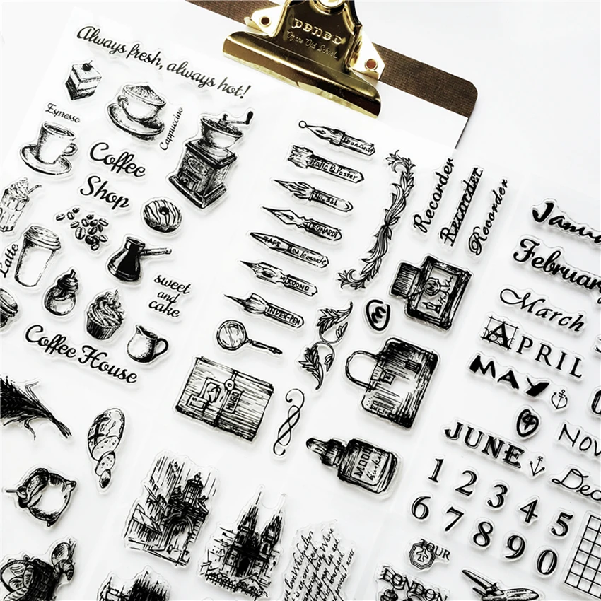 Transparent Silicone Seal DIY Retro Stamp Alphabet English Travel Material Clear Stamps Bullet Journal
Transparent Silicone Seal DIY Retro Stamp Alphabet English Travel Material Clear Stamps Bullet Journal