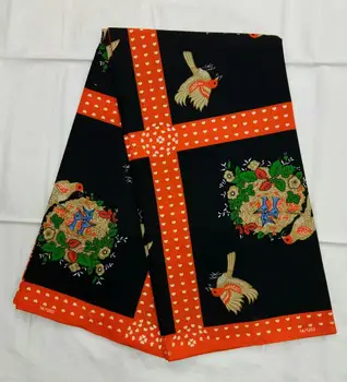 6 Yards/lot Nice looking black background and printed bird nest batik african orange wax fabric for clothes WH10-5
6 Yards/lot Nice looking black background and printed bird nest batik african orange wax fabric for clothes WH10-5