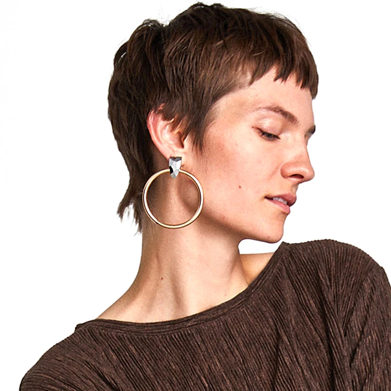 Vodeshanliwen New ZA Metal Geometric Drop Earrings 2018 Fashion Vintage Jewelry Statement Dangle Earrings For Women Accessories
Vodeshanliwen New ZA Metal Geometric Drop Earrings 2018 Fashion Vintage Jewelry Statement Dangle Earrings For Women Accessories