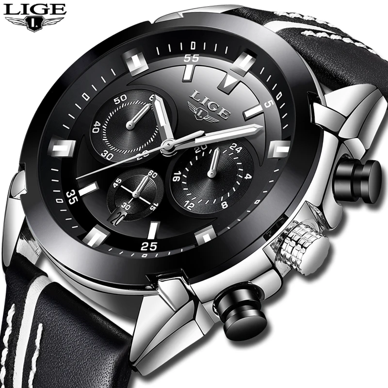 Relojes Hombre 2019 New LIGE Mens Watches Top Brand Luxury Waterproof 24 hour Date Quartz Watch Man Leather Sport Wrist Watch
Relojes Hombre 2019 New LIGE Mens Watches Top Brand Luxury Waterproof 24 hour Date Quartz Watch Man Leather Sport Wrist Watch