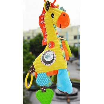 Plush Infant Baby Rattles Development Soft Giraffe Animal Handbells Handle Toys Hot Selling With Teether Baby Toys
Plush Infant Baby Rattles Development Soft Giraffe Animal Handbells Handle Toys Hot Selling With Teether Baby Toys