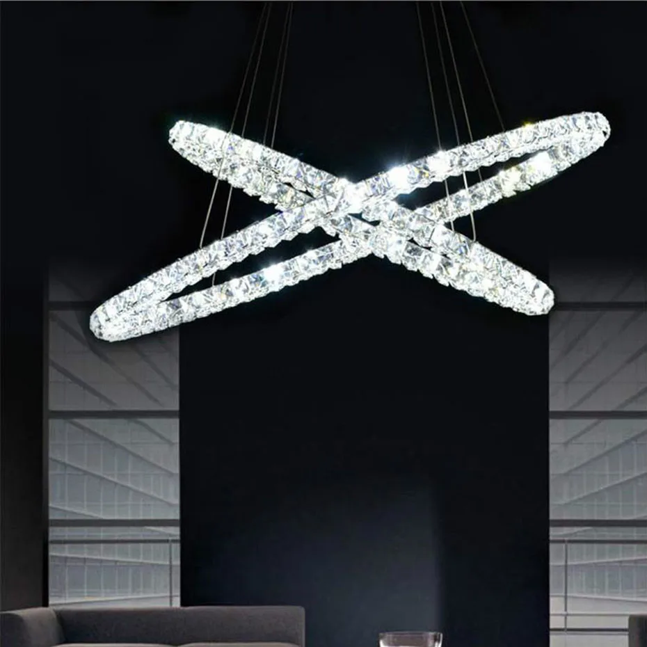 Dimmable Crystal Pendant Light Ring Pendant Lights Circle Rings Indoor Lamp Modern Crystal Pendant Light Circle Lamps Lighting
Dimmable Crystal Pendant Light Ring Pendant Lights Circle Rings Indoor Lamp Modern Crystal Pendant Light Circle Lamps Lighting