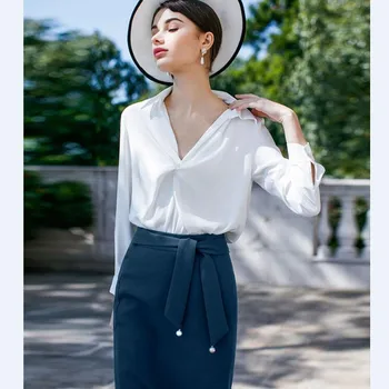 Women Set Long Sleeve Blouse Top Skirt Female Suits Office Lady OL Elegant Slim Bodycon Formal Work Wear 2 Pieces 2020 Plus Size
Women Set Long Sleeve Blouse Top Skirt Female Suits Office Lady OL Elegant Slim Bodycon Formal Work Wear 2 Pieces 2020 Plus Size