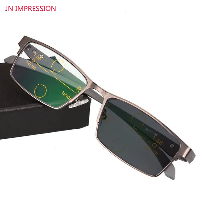 JN IMPRESSION automatic Zoom Progressive Multifocal glasses Photochromic reading glasses Half Frame Male Presbyopia 1.0-3.0
JN IMPRESSION automatic Zoom Progressive Multifocal glasses Photochromic reading glasses Half Frame Male Presbyopia 1.0-3.0