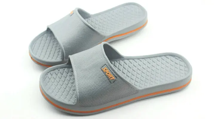 Summer Pure Color Lovers Household Disposable Bath Slippers Spa Hotel Slippers Bathroom Anti-skid Mens And Womens Soft Slide Slippers (19)