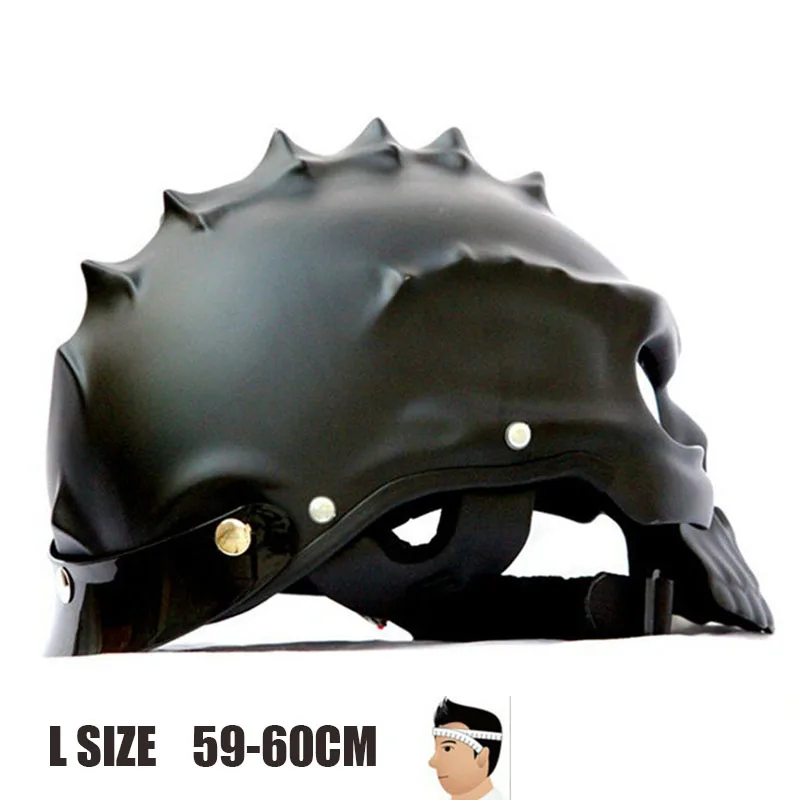 Matte Black L Size Dual Use Skull Motorcycle Helmet Retro Capacete Casco Motorbike Half Face Helmet free shipping
Matte Black L Size Dual Use Skull Motorcycle Helmet Retro Capacete Casco Motorbike Half Face Helmet free shipping