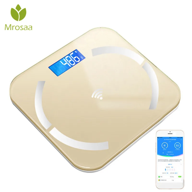 Bluetooth Scales Floor Body Weight Bathroom Scale Smart Backlit Display Scale Electronic Body Fat Scales Water Muscle Mass BMI
Bluetooth Scales Floor Body Weight Bathroom Scale Smart Backlit Display Scale Electronic Body Fat Scales Water Muscle Mass BMI
