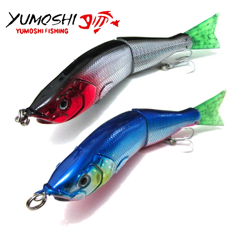 18CM/55g Swim Fishing Lure Artificial Crankbait Crappie Bream Hard Sea Fishing Bait Jointed Wobbler Sections Lures
18CM/55g Swim Fishing Lure Artificial Crankbait Crappie Bream Hard Sea Fishing Bait Jointed Wobbler Sections Lures