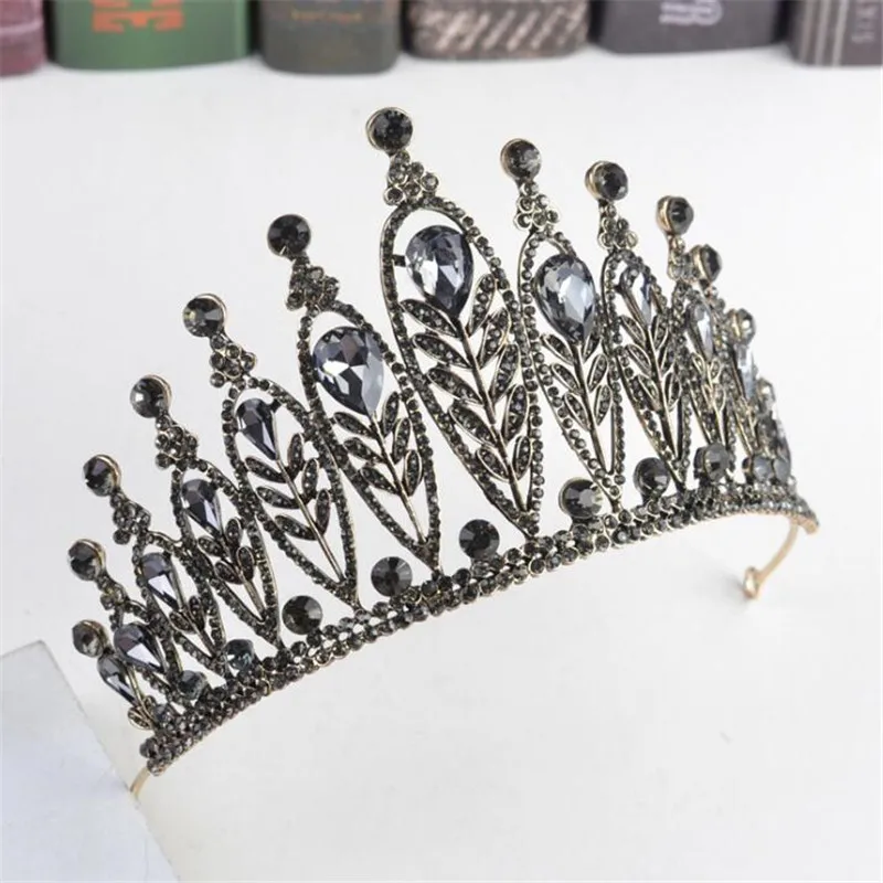 Black Crystal Wedding Tiara Bridal Crown for Wedding Bride Rhinestone Crowns Headband Jewelry Hair Accessories Pageant Diadem
Black Crystal Wedding Tiara Bridal Crown for Wedding Bride Rhinestone Crowns Headband Jewelry Hair Accessories Pageant Diadem