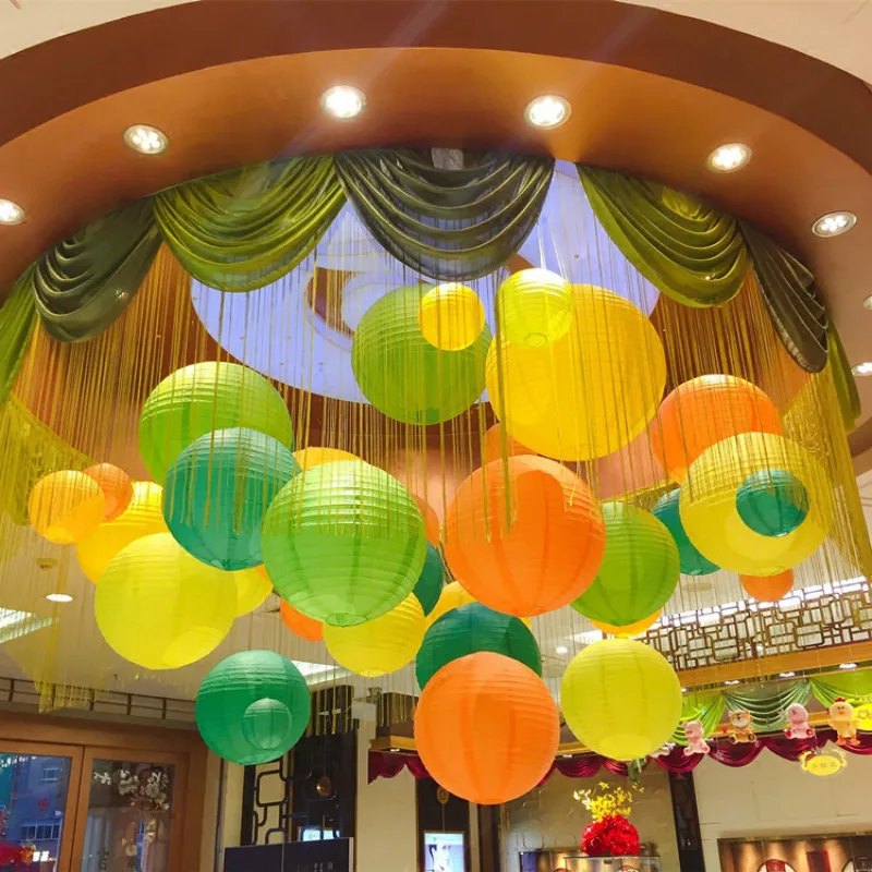 Hot 4/6/8/10/12/14/16 Inch Green round Paper Lanterns Chinese round lamp festival decoration Lampion Wedding Decor glim party
Hot 4/6/8/10/12/14/16 Inch Green round Paper Lanterns Chinese round lamp festival decoration Lampion Wedding Decor glim party