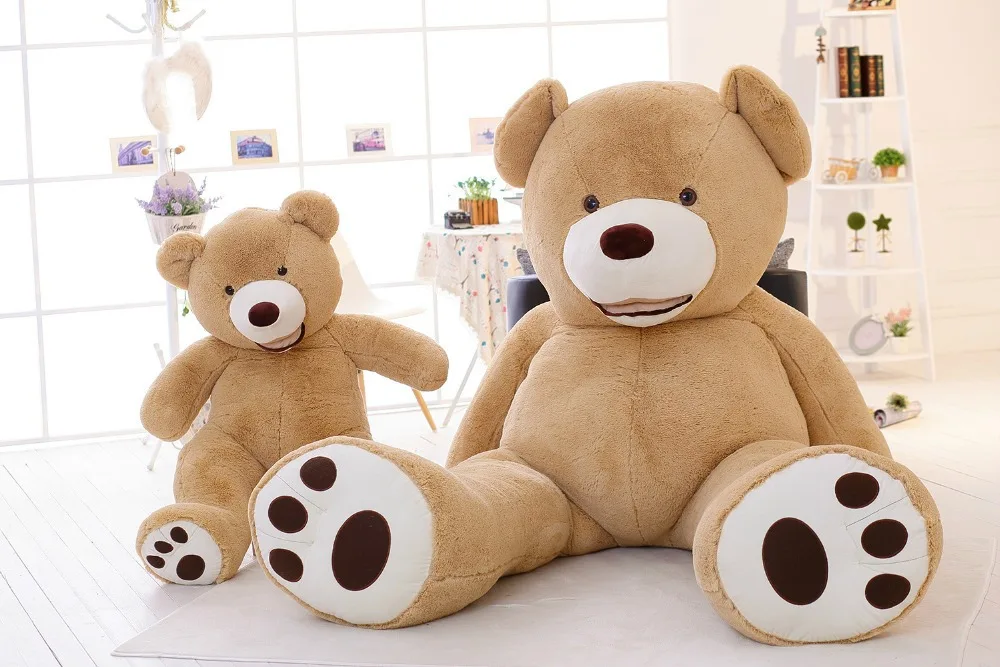 

huge bear 53 inch plush toy , about 130cm happy smile bear plush toy teddy bear doll hugging pillow toy birthday gift w9234