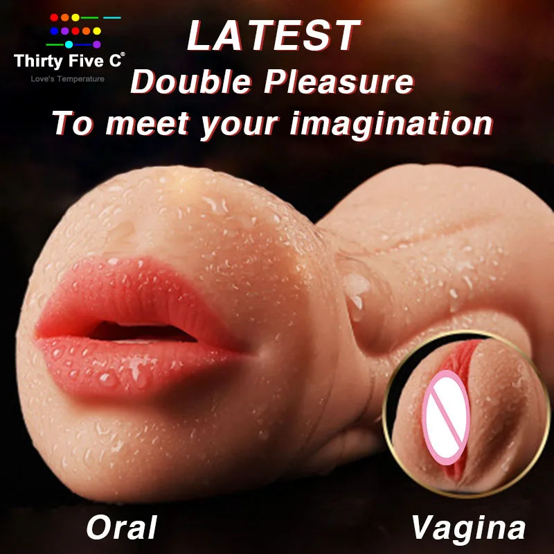 

Realistic Oral 3D Deep Throat with Tongue Teeth Maiden Artificial Vagina Male Masturbator Realistic Pussy Oral Sex Toys for Men