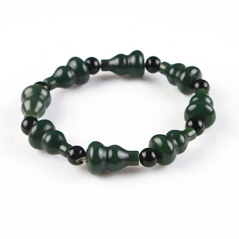 yu xin yuan Natural HETIAN Qing jade Bracelets Beads Bracelets carved gourd Bangles Gift Men's Jades Jewelry
yu xin yuan Natural HETIAN Qing jade Bracelets Beads Bracelets carved gourd Bangles Gift Men's Jades Jewelry