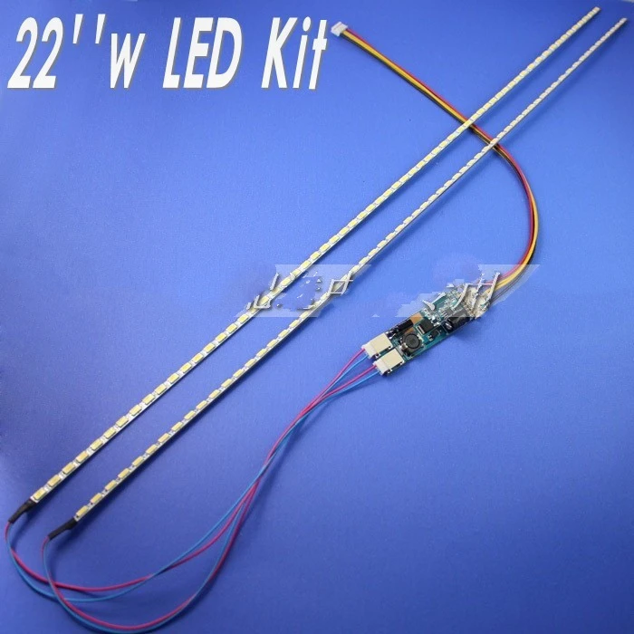 22 inch wide Dimable LED Backlight Lamps Update kit Adjustable LED Light For LCD Monitor 2 LED Strips
22 inch wide Dimable LED Backlight Lamps Update kit Adjustable LED Light For LCD Monitor 2 LED Strips